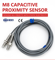 Capteur de proximité capacitif en acier inoxydable Luoshida LSD-Metal-M8 Mini, détecte tous les objets conducteurs NPN PNP