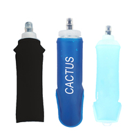 Flasque en TPU souple sans BPA de 150ml 200ml 250 300ml pour vélo de course portable pliable pour le sport