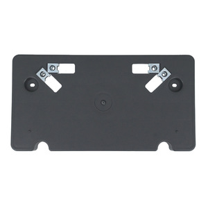 Support de plaque d'immatriculation en plastique noir du Cambodge avec clips en acier inoxydable - Product Image 5