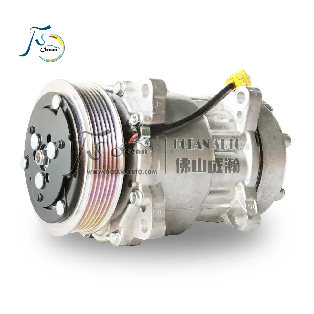 7v16 compressor para ar condicionado automotivo, para citroen c5 peugeot 406 partner, fiat ulysse lancia phedra 2002-2014 9639109580 co0043