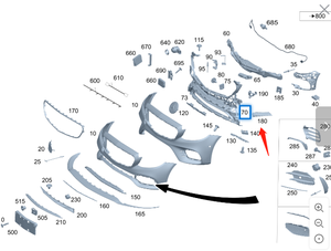 OEM 2138857304 Support de pare-chocs de base pour <span class=keywords><strong>Mercedes</strong></span> Benz W213 E300 <span class=keywords><strong>AMG</strong></span> Mise à niveau - Product Image 3