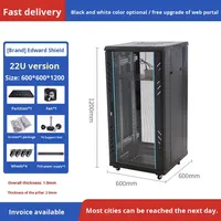 Armoire serveur 12U/14U/18U/22U, petite armoire de serveur réseau sur pied de 19 pouces, en acier laminé à froid, 600/800/1000 en stock