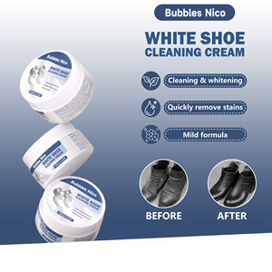 Crema Limpiadora Blanqueadora y Antiamarilleo para Zapatos, Descontaminación Profunda, Blanqueamiento Instantáneo y Abrillantamiento para Todo Tipo de Calzado - Product Image 1