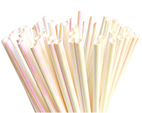 Pailles de papier d'aluminium irisées biodégradables de Offre Spéciale pour la fête d'anniversaire