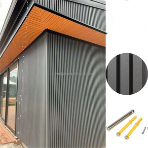 Revestimiento de Paneles de Pared WPC para Exteriores, Resistente al Agua y a los Rayos UV, Tablero Compuesto de Madera y Plástico para <span class=keywords><strong>Fachadas</strong></span> de Edificios y Villas - Product Image 1