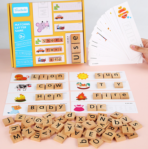 Venta caliente <span class=keywords><strong>en</strong></span> el Amazonas de alta calidad de juguetes de madera con letras mayúsculas <span class=keywords><strong>y</strong></span> minúsculas venta al por mayor popula - Product Image 5