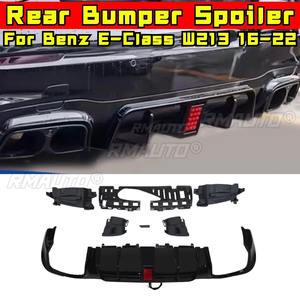 Difusor de Parachoques Trasero para Mercedes Benz Clase E W213 2016-2022, Accesorio de Modificación de Acero Inoxidable - Product Image 2