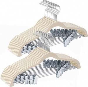 Porte-pantalons adulte en plastique antidérapant avec clip détachable, design floqué pour un séchage pratique, pour magasins de vêtements et vente en gros - Product Image 6