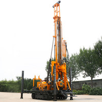 Rig de forage géologique à entraînement supérieur de type hydraulique à chenilles pour l'exploration géologique, échantillonnage de carottage, forage de carottage efficace