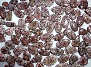 Piel de leopardo natural jaspe cabujón piedra preciosa de cuarzo suelta gema semipreciosa para la fabricación de joyas - Product Image 3