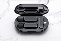 Microphone Lavalier sans fil K61 original 2.4G réduction du bruit enregistrement vidéo Mini micro avec boîtier de charge pour IOS Android