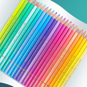 Crayons de couleur huileux <span class=keywords><strong>Brutfuner</strong></span> 12/24 couleurs, crayons de couleur bois pour croquis, fournitures de dessin - Product Image 5