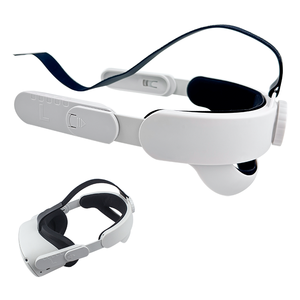 Accessoire VR réglable amélioré PU Confort Poids réduit Pas de pression Sangle de tête pour <span class=keywords><strong>Meta</strong></span> <span class=keywords><strong>quest</strong></span> <span class=keywords><strong>2</strong></span> - Product Image 1