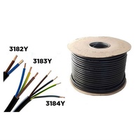 Cable Eléctrico Flexible Multifilar RVV/RV, 2, 3, 4, 5 Núcleos, 0.75, 1, 1.5, 2.5, 4, 6 mm, H05VV-F