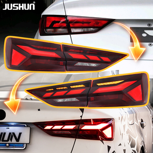 Accessoires automobiles JUSHUN, feux arrière LED pour <span class=keywords><strong>Audi</strong></span> <span class=keywords><strong>A3</strong></span> 2013-2020, style RS, feux arrière, clignotants, feux <span class=keywords><strong>de</strong></span> <span class=keywords><strong>recul</strong></span>, plug-and-play - Product Image 1