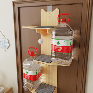 Rak Kucing Hemat Ruang di Atas Pintu dengan Tiang Garukan dan Bola Gantung - Product Image 5