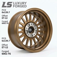 Nuevas Llantas Todoterreno Forjadas a Medida Viaol de 17-20 Pulgadas |   Negro 6X139.7/135 PCD |   25 mm ET |   Compatible con Bronco F150 Tacoma