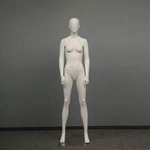 Maniquí de fibra de vidrio para mujer, maniquí femenino de cuerpo completo, blanco, moda al por mayor - Product Image 3