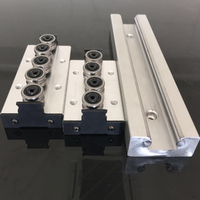 Riel de guía lineal de doble eje CNC de aluminio SGR20 + bloque deslizante SGB20UU para sistema de movimiento lineal