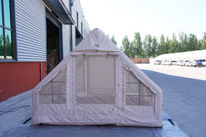 Grande tente gonflable portable imperméable en Oxford de 6,3 mètres carrés avec colonne d'air intégrée pour une utilisation en extérieur - Product Image 5