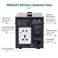 Offre Spéciale – Régulateur de Tension Automatique Monophasé AVR-500VA 1KVA 2KVA 3KVA 5KVA pour Usage Domestique 220V AC – Acheter au Meilleur Prix SVR