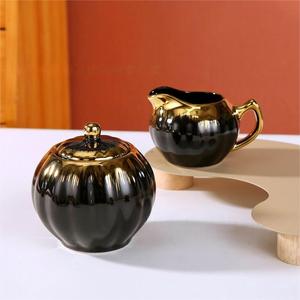 Juego <span class=keywords><strong>de</strong></span> <span class=keywords><strong>Tazas</strong></span> <span class=keywords><strong>de</strong></span> Té <span class=keywords><strong>de</strong></span> Cerámica Árabe Doradas <span class=keywords><strong>con</strong></span> Platillo, Soporte para Tetera, <span class=keywords><strong>Tazas</strong></span> <span class=keywords><strong>de</strong></span> Café <span class=keywords><strong>de</strong></span> <span class=keywords><strong>Porcelana</strong></span> Dorada <span class=keywords><strong>con</strong></span> Base - Product Image 6