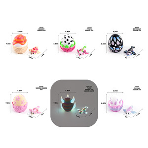Figurine de décoration de Pâques en forme de dragon imprimée en 3D, ornement de bureau en PLA, coloré, qui brille dans le noir, cadeau pour enfants - Product Image 2
