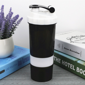 Venta al por mayor proteína Coctelera/600ml de botellas de agua agitadores deporte de agitador de plástico de botella de 600ml de logotipo personalizado - Product Image 1