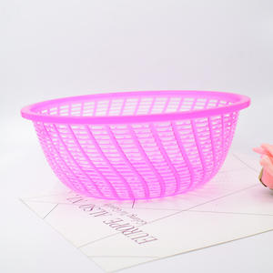 Cesta redonda universal de plástico para arroz/verduras para cocinas, cesta de drenaje para lavar verduras y frutas, con escurridor. - Product Image 1