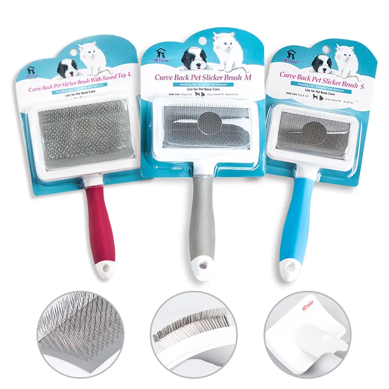 Brosse de toilettage pour chien, 1 pièce, vente en gros, outil pour enlever les poils d'animaux