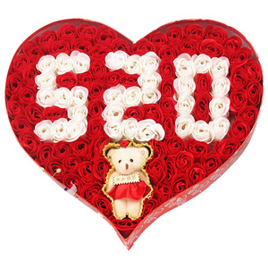 Conjunto de Rosas Eternas de Lujo en Caja de Regalo para el Día de San Valentín 2025, Decoración de San Valentín - Product Image 5