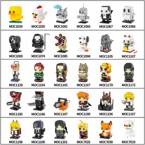 Moc7149 Đầu Gạch <span class=keywords><strong>Ghostbusters</strong></span> Stay Puft Marshmallow Người Đàn Ông Con Số Hành Động Mô Hình Xây Dựng Khối Bộ Đồ Chơi Giáo Dục - Product Image 6