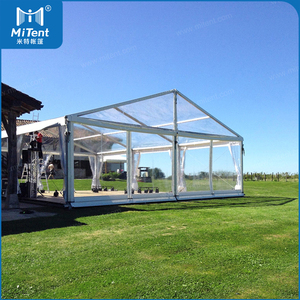 MiTent 10x40m tente de mariage transparente avec toit et <span class=keywords><strong>murs</strong></span> en PVC Durable pour <span class=keywords><strong>les</strong></span> fêtes en plein air - Product Image 4