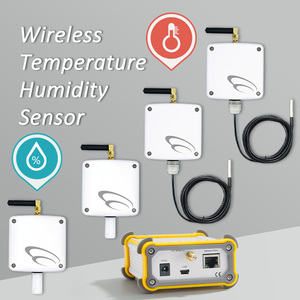 Capteur de température et d'humidité sans fil RF, 4 ensembles de capteurs de température et d'humidité pour la surveillance des chambres froides - Product Image 1