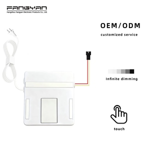 Interruptor de Sensor Táctil Capacitivo Inteligente para Espejo LED de un Solo Color, Atenuación Inteligente, Inducción, AC110V 220V DC12V 2A 24W IP44 - Product Image 1