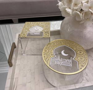 Acryl Ramadan Kareem Box, Maan Islamitische Decor, Islamitische Woondecoratie, Ramadan Decoratie, Ramadan Geschenkdozen Acryl - Product Image 1
