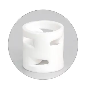 High quality Plastic Tower Packing Water Treatment PTFE Pall Ring for Washing Tower