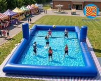 Piscine gonflable commerciale personnalisée, grande structure gonflable de jeu d'extérieur pour événements adultes et enfants