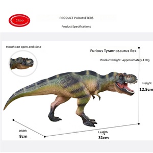 Juego de Juguetes de <span class=keywords><strong>Dinosaurios</strong></span> T-Rex Realistas, Modelos de Animales de PVC Hiperrealistas, Resistentes a Impactos, Regalo <span class=keywords><strong>para</strong></span> Niños - Product Image 5