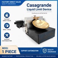 Appareil de détermination de la limite liquide de type Casagrande, manuel et automatique, pour sols, conforme à la norme ASTM D4318, directement de l'usine