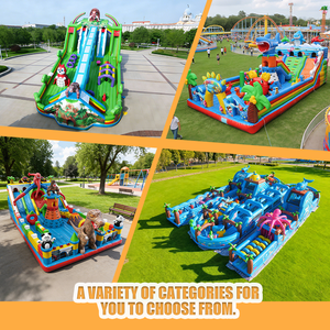 Parque Infantil Inflable Gigante con Circuito <span class=keywords><strong>de</strong></span> Obstáculos <span class=keywords><strong>y</strong></span> Muros <span class=keywords><strong>de</strong></span> Escalada para Eventos al Aire Libre <span class=keywords><strong>y</strong></span> Uso Comercial - Product Image 5