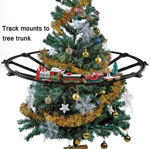 <span class=keywords><strong>Tren</strong></span> de Juguete Eléctrico de <span class=keywords><strong>Navidad</strong></span> de 88 cm con Música y Luces, <span class=keywords><strong>Tren</strong></span> de Juguete de Plástico con Vías - Product Image 5