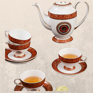 Service à thé en céramique vintage 820ML-Style Lac Hong/Porcelaine de luxe | Prix direct du fabricant-Long Phuong Group - Product Image 6