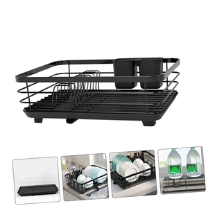 Escurridor de Platos Metálico de Alta Calidad Tipo Soporte para Encimera de Cocina, Cesta para Secar Vajilla y Utensilios - Product Image 2