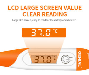 Termômetro de hospital de alta precisão, boca oral, termômetro do corpo, casa, usando temperatura eletrônica lcd flexível - Product Image 5