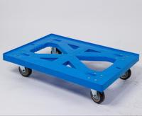 Poignée de chariot à capacité à quatre roues chariot en plastique chariot à plate-forme d'outils en plastique durables