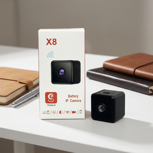 Mini cámara de seguridad IP, cámara wifi, cámara de vídeo con visualización remota, mini cámara HD 1080P, cámara de seguridad X8 - Product Image 1