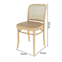 Nouvelle Arrivée Chaise en Bois Massif pour Hôtel et Maison, avec Coussin Doux, Chaise de Salle à Manger en Bois pour Cuisine et Restaurant