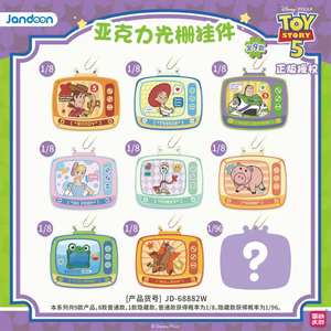 Caja de 12 unidades al por mayor de la serie de juguetes de anime Jandoon Toy Story 5: Caja de colección misteriosa con colgante lenticular acrílico para visualización <span class=keywords><strong>en</strong></span> tiempo real, ideal para regalo. - Product Image 6