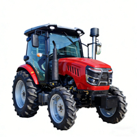 Tracteurs agricoles compacts 4x4 de 60 CV à transmission par engrenages pour opérations agricoles sur terrains complexes et rizières en pente
